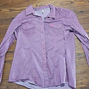 Cinch button down shirt